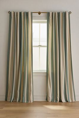 Safi Striped Woven Jacquard Curtain
