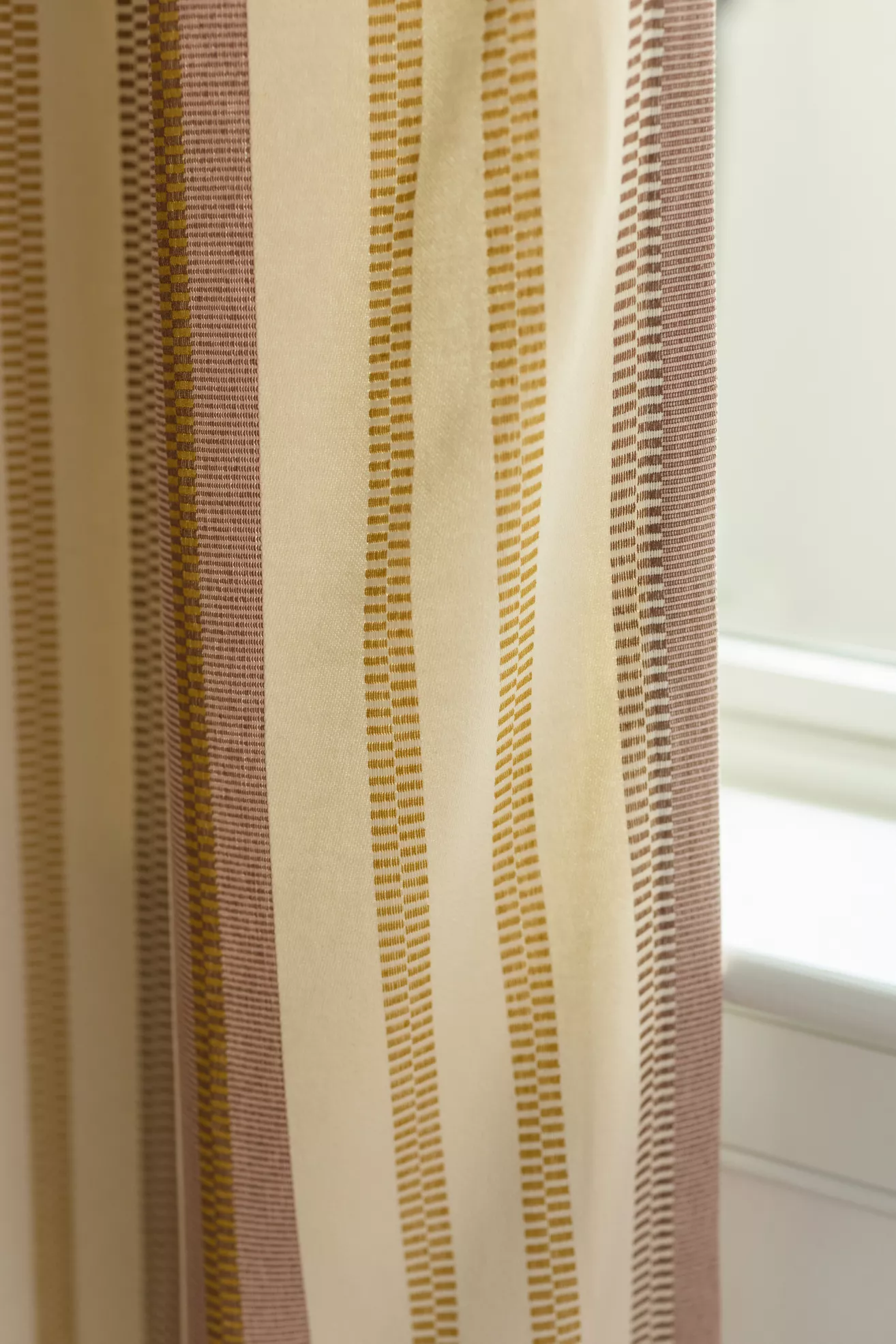 Safi Striped Woven Jacquard Curtain - thumbnail 5