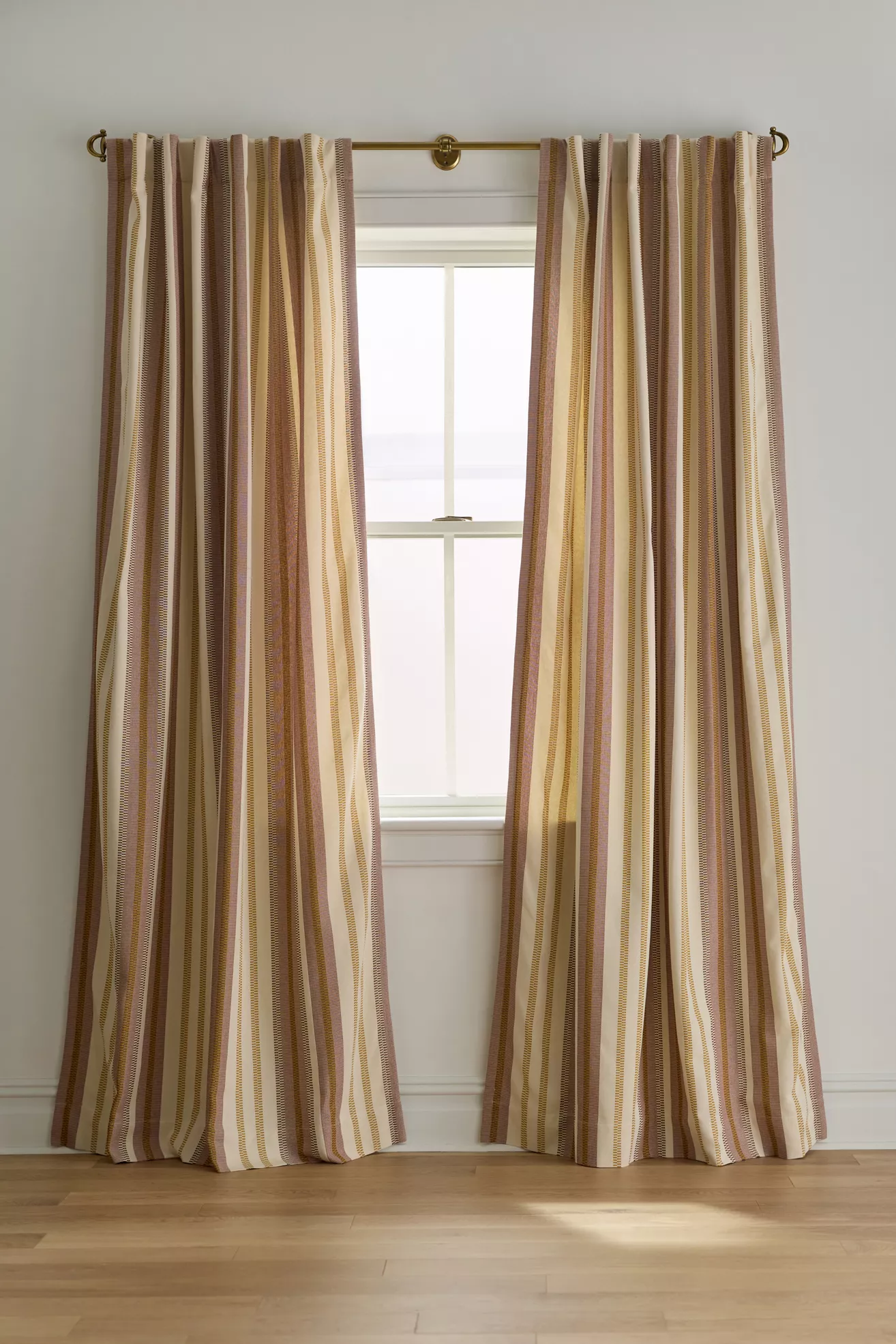 Safi Striped Woven Jacquard Curtain - thumbnail 4