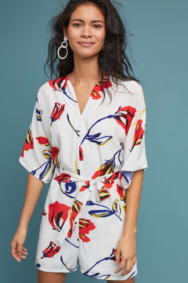 Corey Lynn Calter Floral Romper