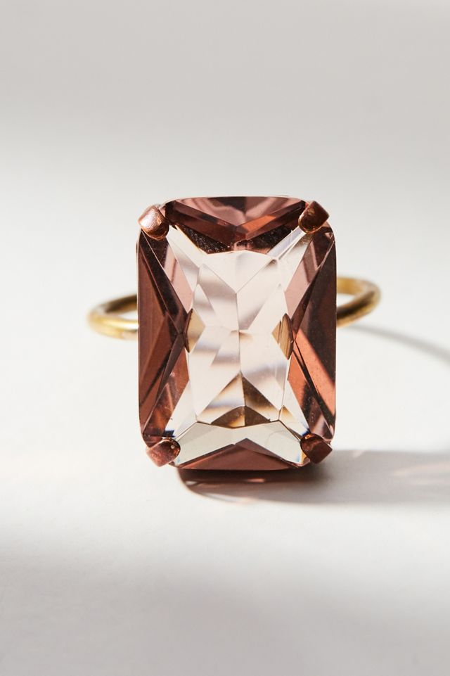 Square Stone Ring | Anthropologie