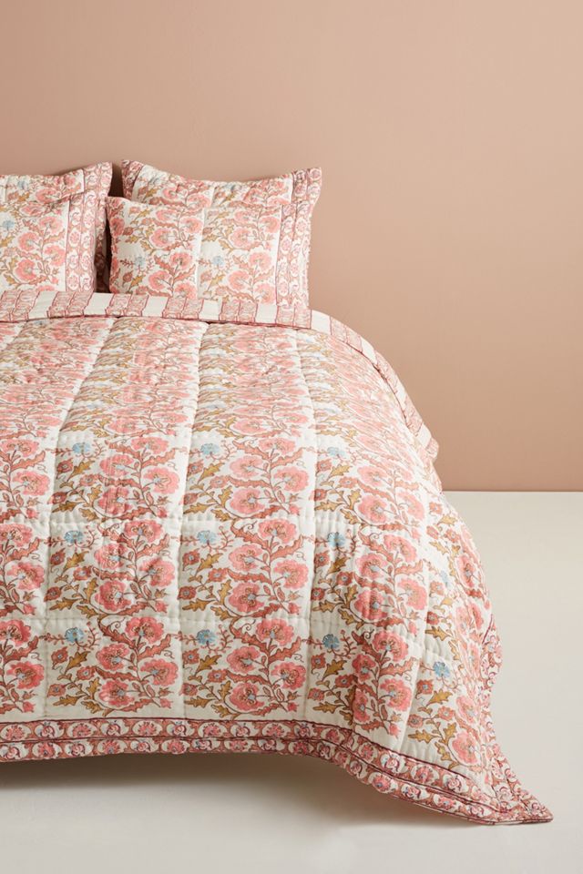 Block-Printed Fields Quilt #3