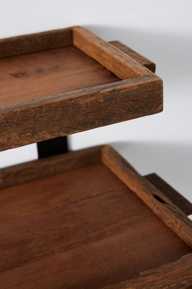 Reclaimed Wood Tiered Stand #3