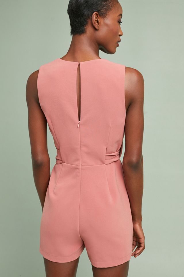 Rosy Belted Romper #3