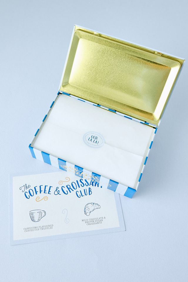 The Chocolate Gift Company Coffee & Croissants Truffles Tin #1