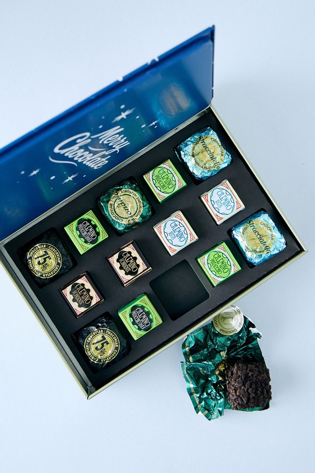 Venchi Christmas Maxi Book Tin with Assorted Chocolates #1