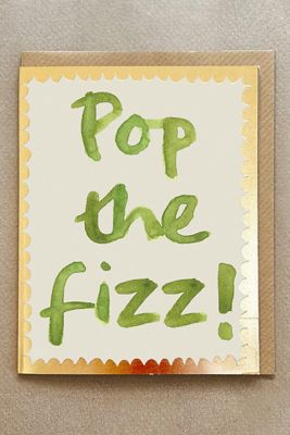 Tarjeta de Felicitación Pop The Fizz de Poet & Painter