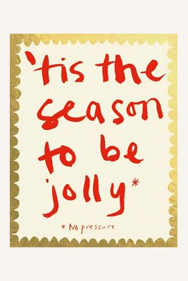 Poet & Painter 'Tis the Season to be Jolly Weihnachtskarte