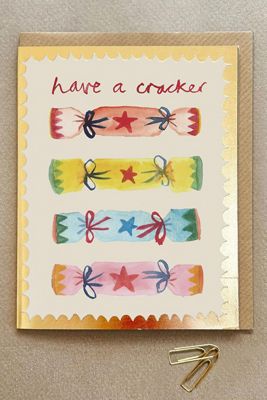 Carte de Noël Have a Cracker Poet & Painter