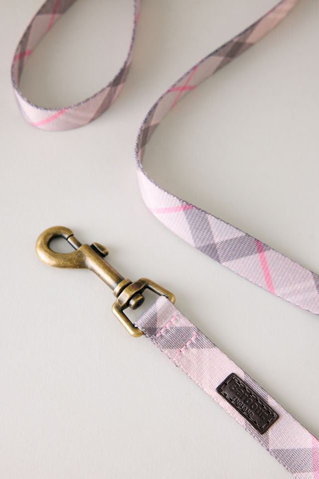 Barbour Pink Tartan Dog Lead #2