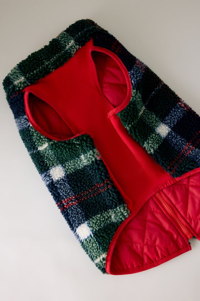 Barbour Field Tartan Reversible Dog Coat #3