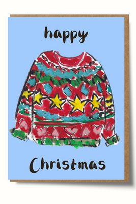 Biglietto di Natale con Maglione Festivo MaryAnna Emerson