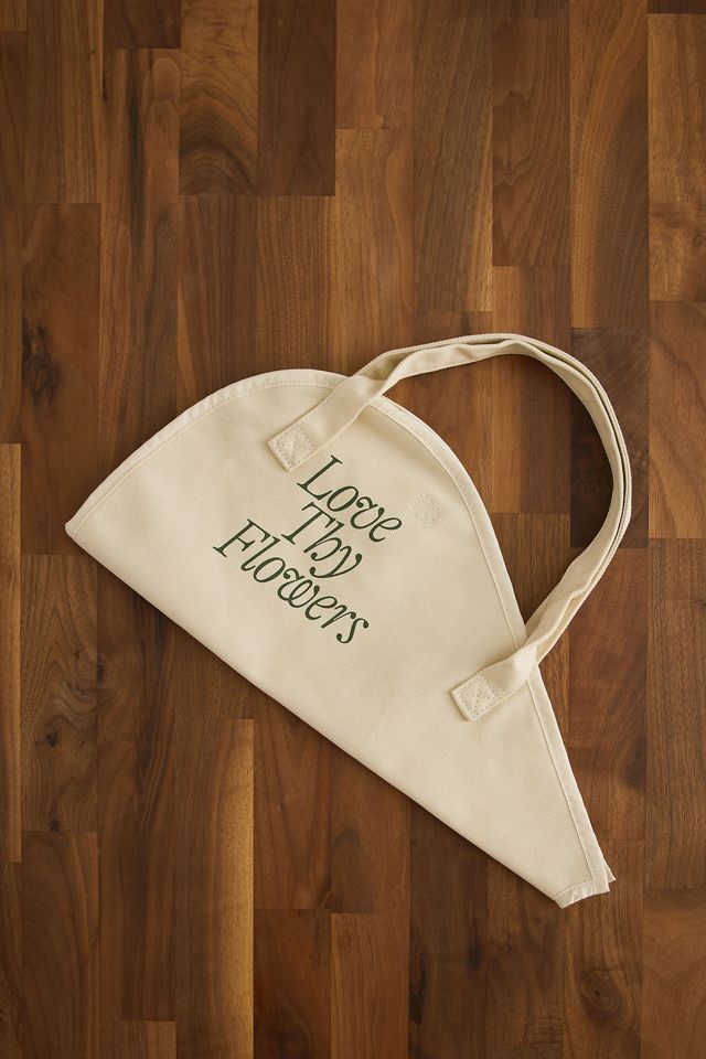 Sowvital Love Thy Flowers Medium Cotton Tote Bag #1