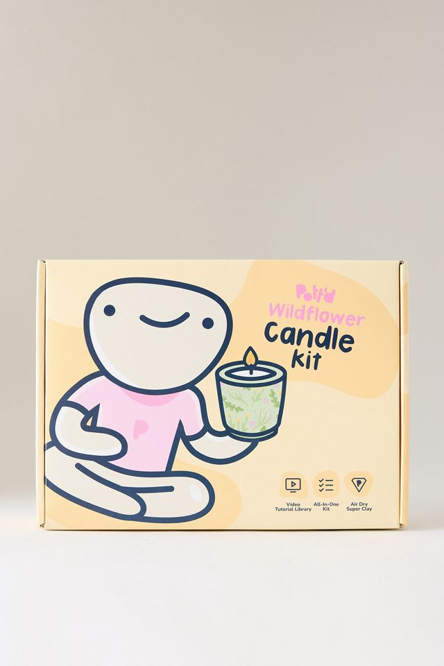 Pott'd Wildflower Candle Kit #1