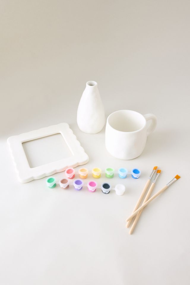 Pott'd Paintables Mug, Frame & Vase Bundle Kit #2
