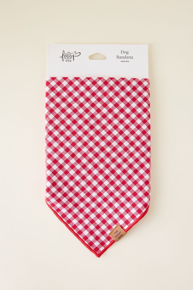 Bandana pour chien à carreaux The Foggy Dog #1