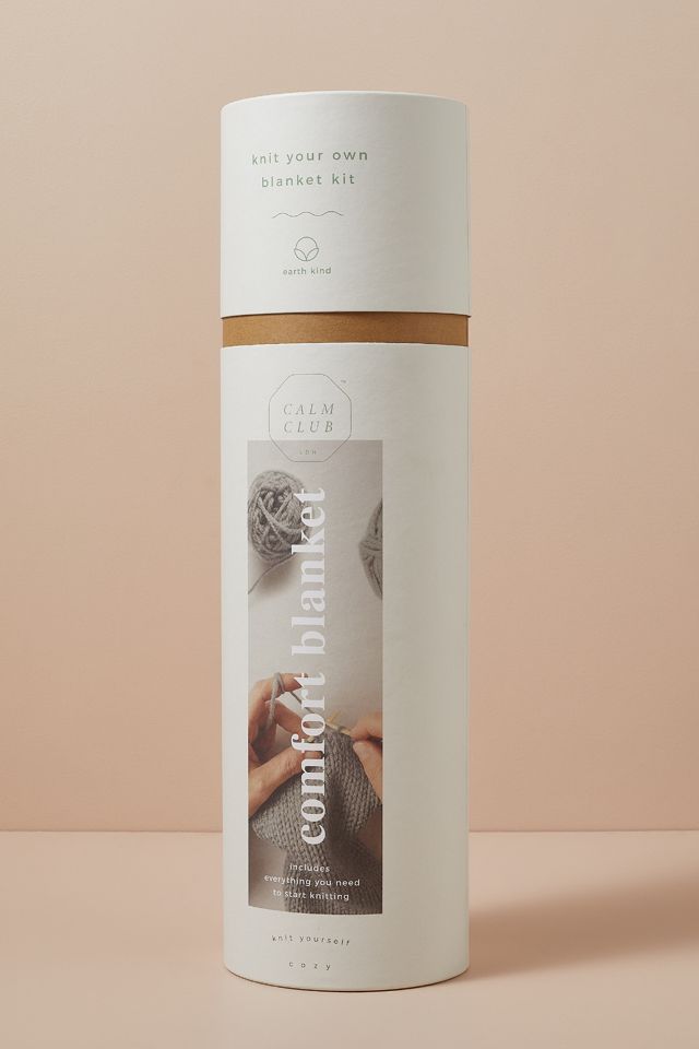 Calm Club Comfort Blanket Knitting Kit | Anthropologie UK