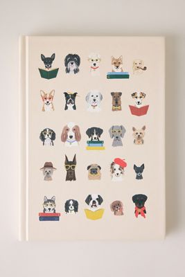 Rifle Paper Co. Studious Dogs Hardcover Journal