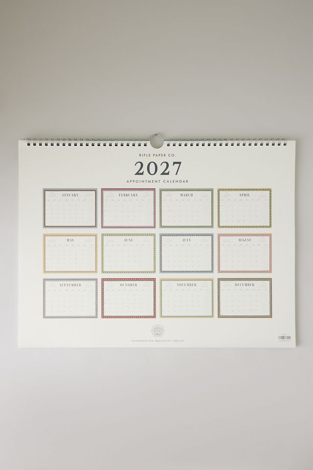 Calendrier mural 2027 Paisley Rifle Paper Co. #2