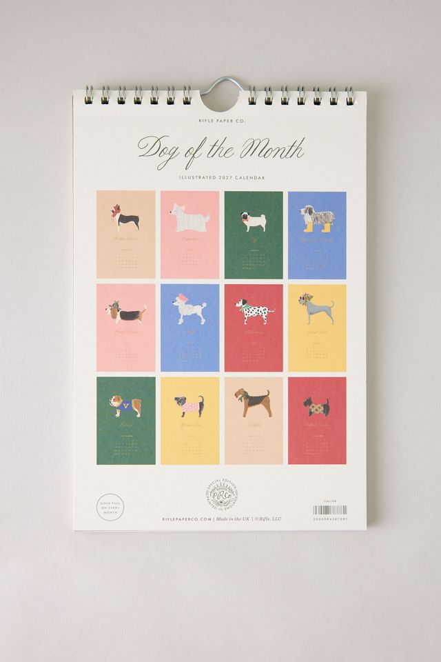 Rifle Paper Co. 2027 Hund des Monats Terminkalender #2