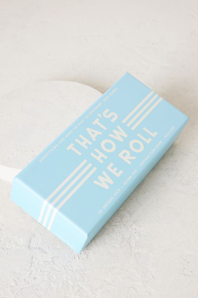 That's How We Roll Dice Game Set Anthropologie UK