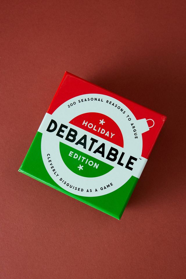 Abrams & Chronicle Christmas Debatable Card Game | Anthropologie UK
