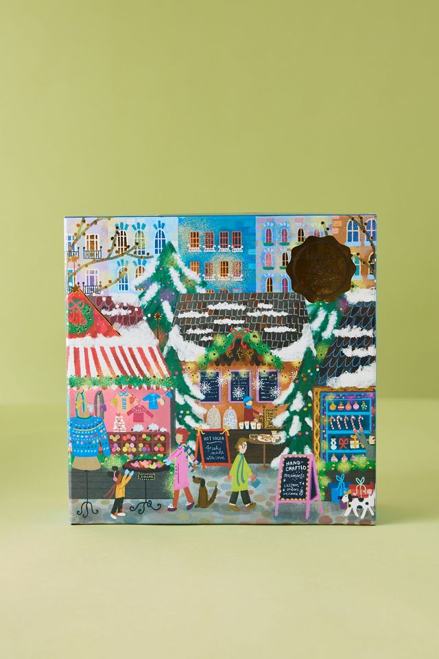 Galison Joy Laforme Fröhlicher Markt 1000-teiliges Folienpuzzle #1