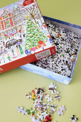 Galison Michael Storrings Weihnachten in London 1000-teiliges Puzzle