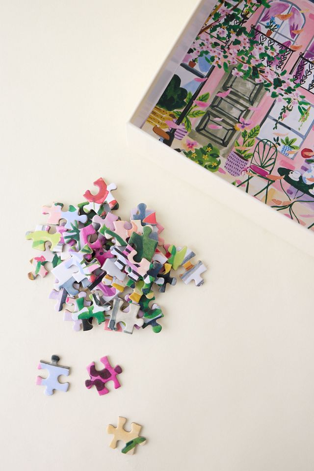 Galison Puzzle Cherry Lane Blossoms da 1000 Pezzi #1