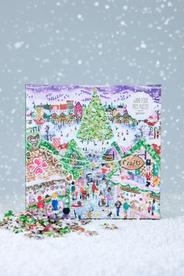 Abrams & Chronicle Michael Storrings Holiday Village Market 1000pc Puzzle