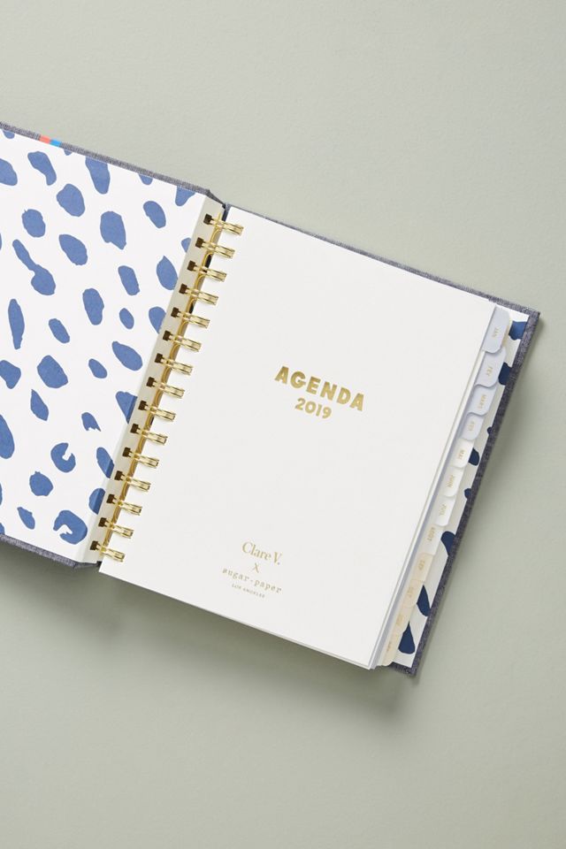 Clare V. Linen 2019 12-Month Planner #1