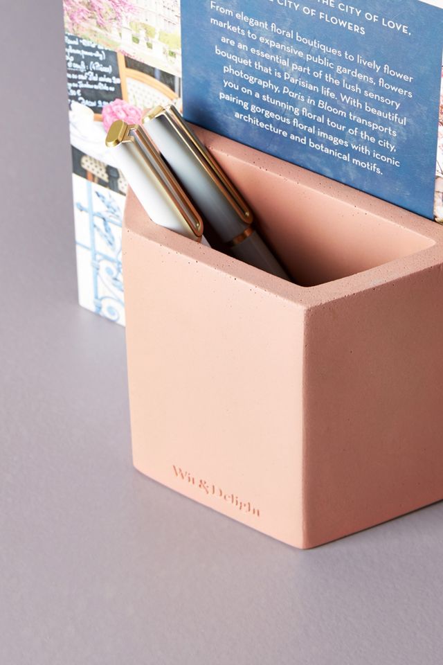 Wit & Delight Concrete Pencil Holder #2