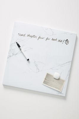 Marble Magnetic Dry Erase Board