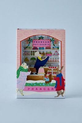 Christmas Bakery 3D Greeting Card by Emily Taylor