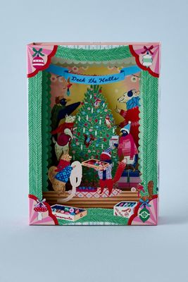 Deck The Halls 3D-Grußkarte von Emily Taylor