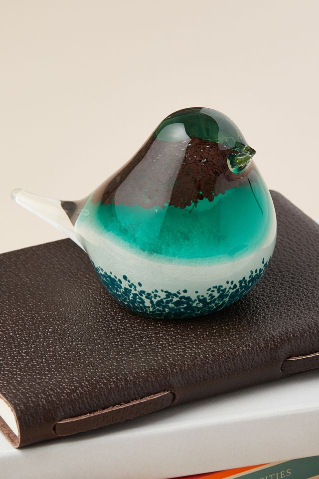 Décoration oiseau en verre soufflé #2