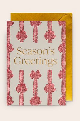 Carte de Noël Nœud de Ceinture Lagom Design Season's Greetings