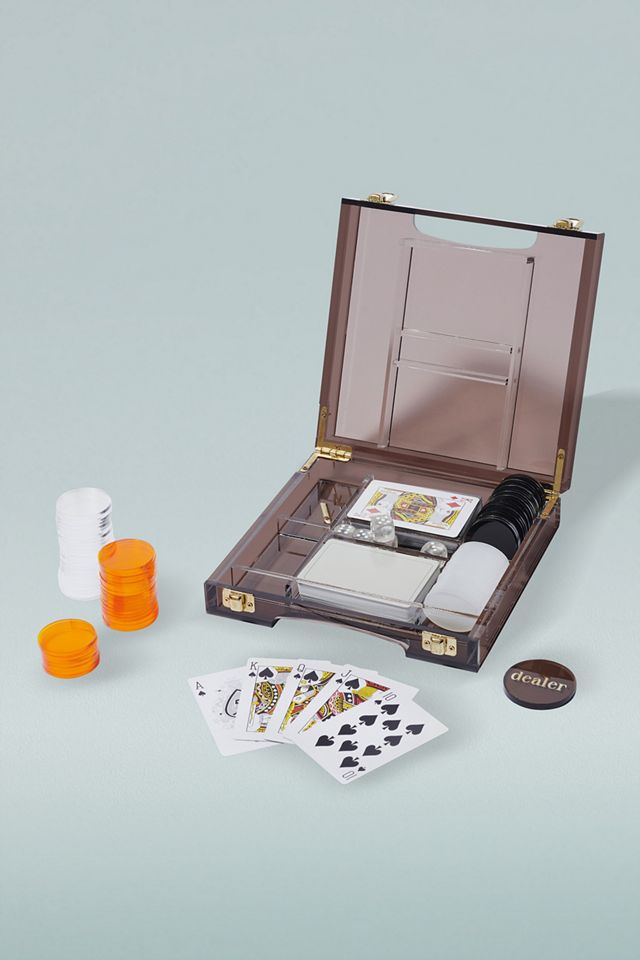 Sunnylife Lucite Poker Set Anthropologie UK