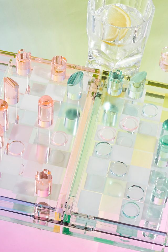 Sunnylife Compact Chess & Checkers Anthropologie UK