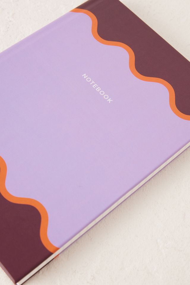 Papier Making Waves Lined Notebook #1