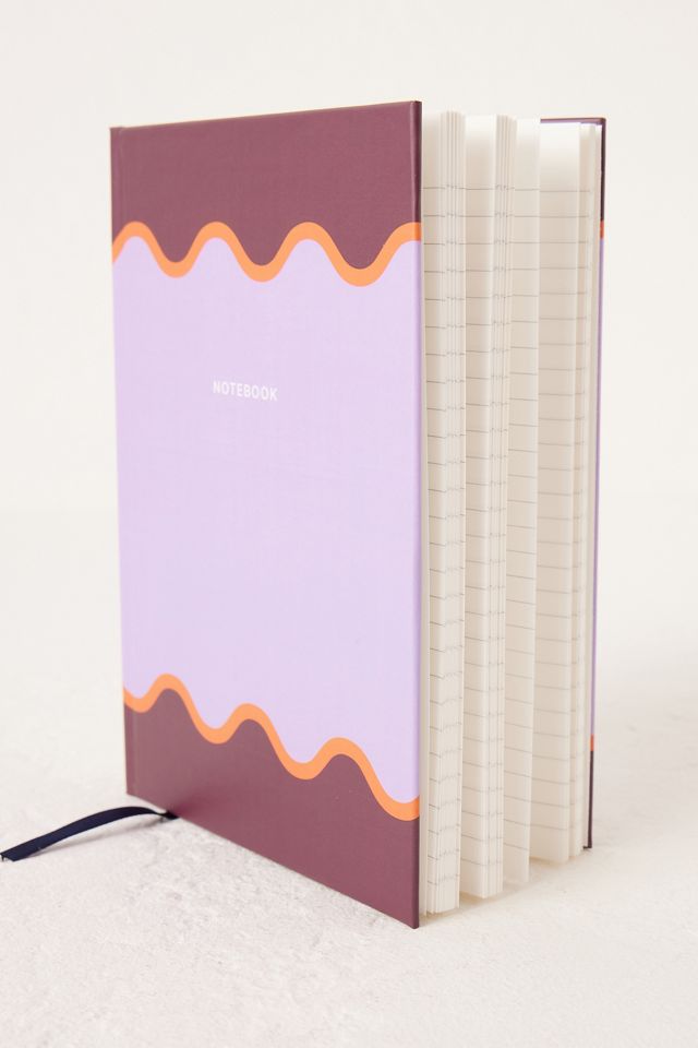 Papier Making Waves Lined Notebook #2