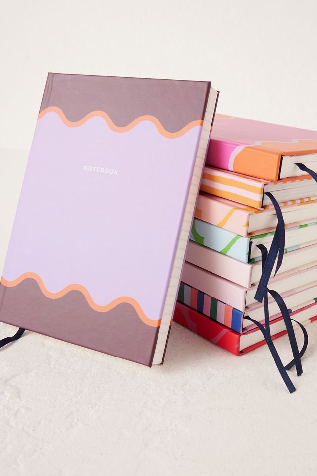 Papier Making Waves Lined Notebook #3