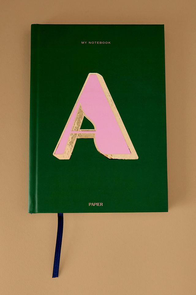 Papier Hardback Lined Monogram Notebook | Anthropologie UK