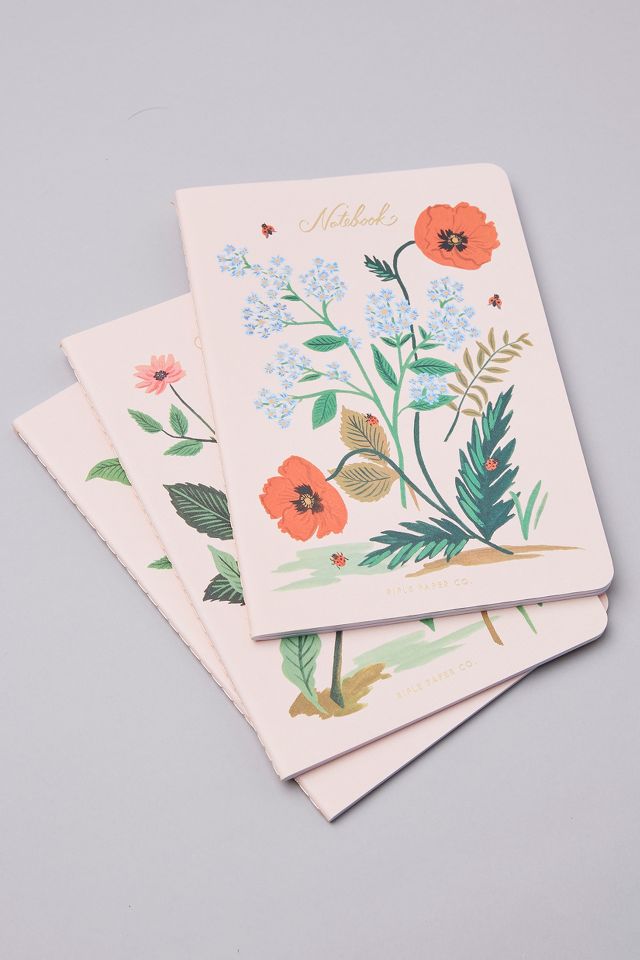 Set of 3 Rifle Paper Co. Notebooks | Anthropologie UK