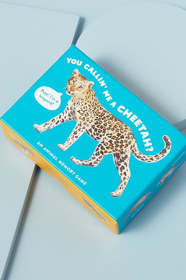 anthropologie.com | Hachette You Callin' Me A Cheetah? Spiel