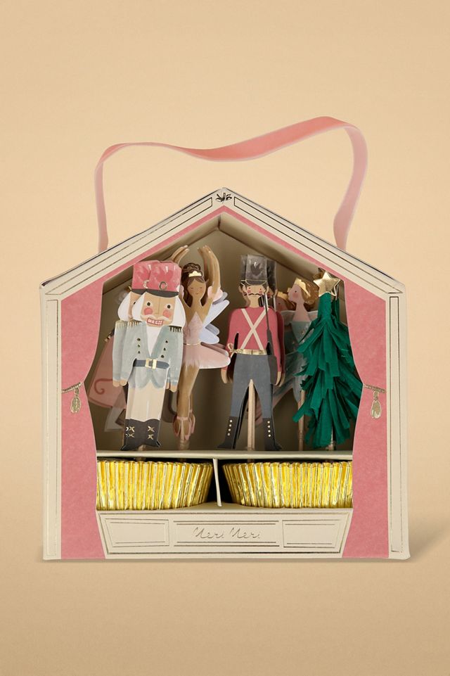 Meri Meri Nutcracker Cupcake Kit | Anthropologie UK
