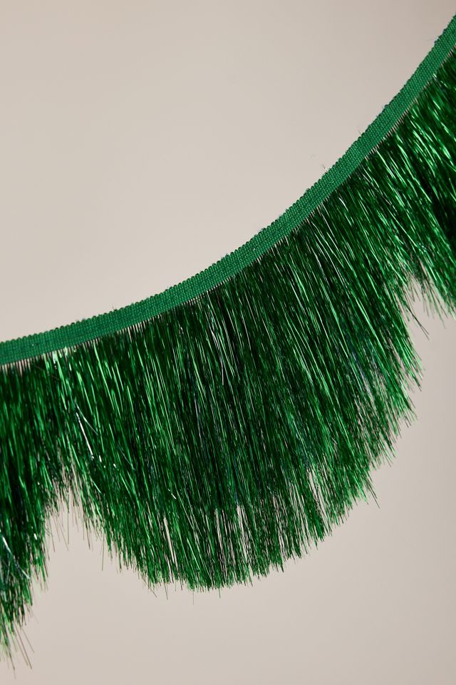 Meri Meri Blue Tinsel Scallop Garland #1