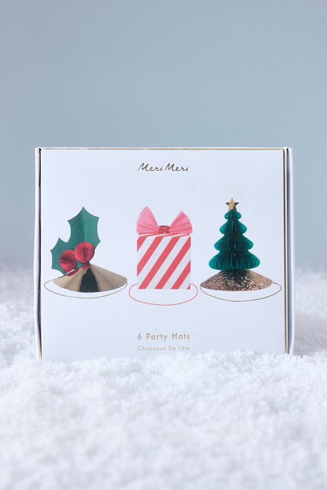 Meri Meri Weihnachtspartyhüte, 6er-Set #1