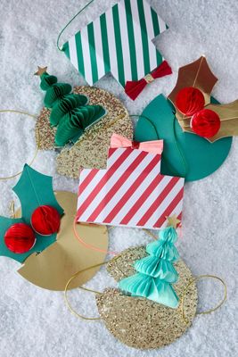 Meri Meri Christmas Party Hats, Set of 6