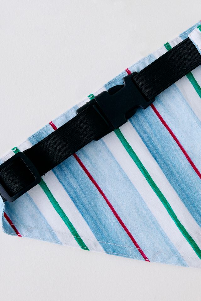 Foulard pour animal de compagnie à rayures Damson Madder #2